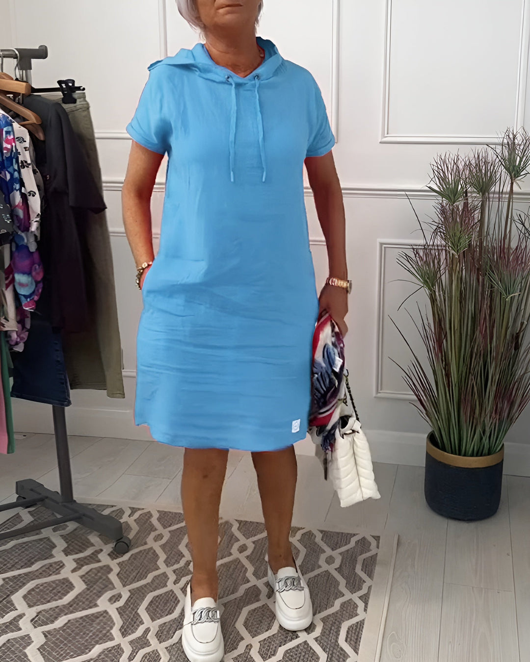 Women’s Dress | Short Sleeve Casual Knee Length