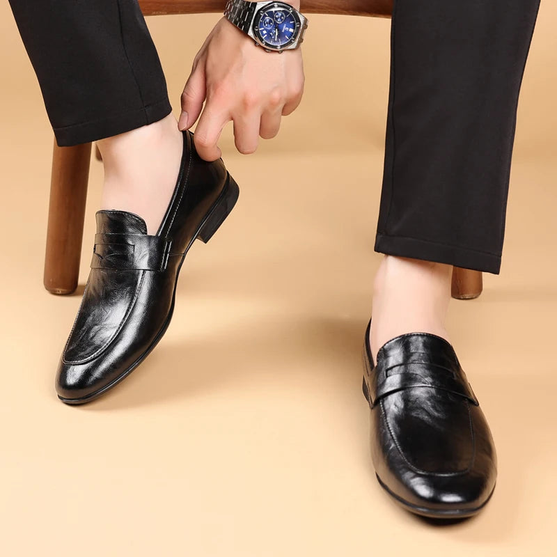 Men's Dress Shoes | Slip-On Strap Detail