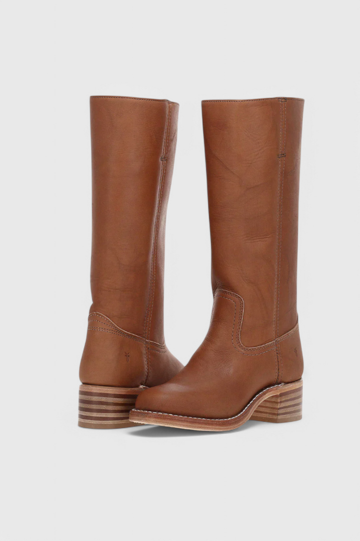 Boots For Women | Knee-High Rounded Front