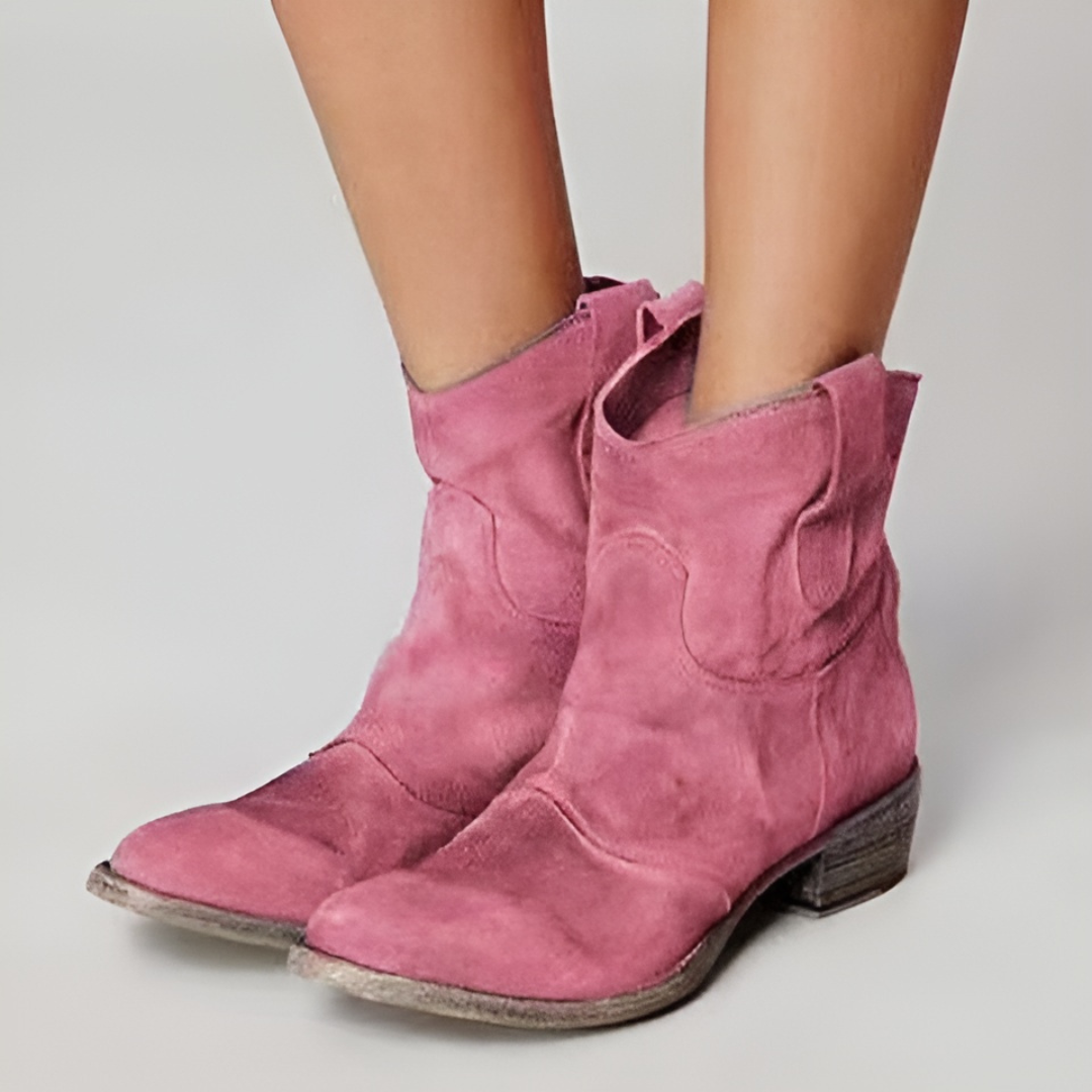 Boots for Women | Low Heel Slip-On