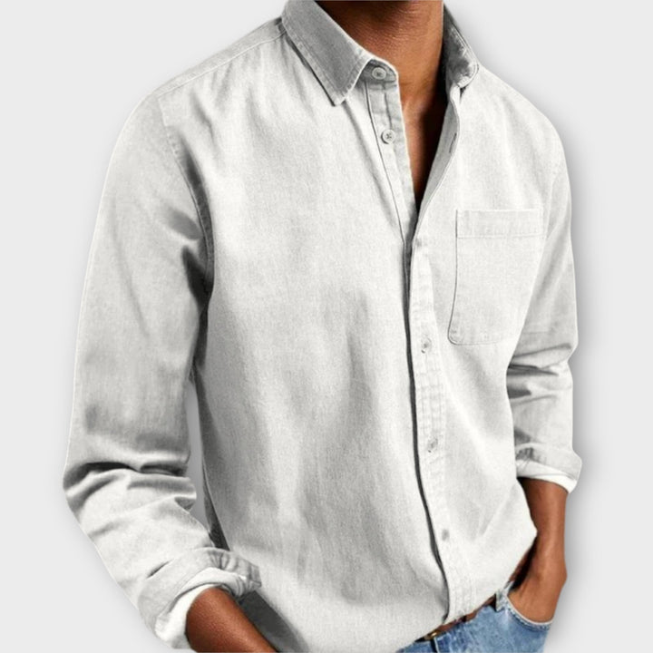 Men’s Dress Shirt | Long-Sleeve Chest Pocket