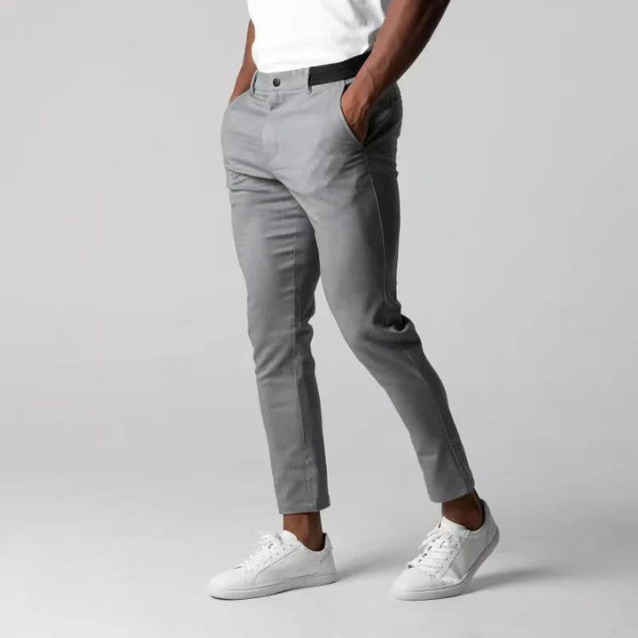 Men’s Trousers | Slim Leg Button Waist