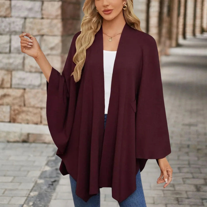 Women’s Poncho | Asymmetrical Hemline
