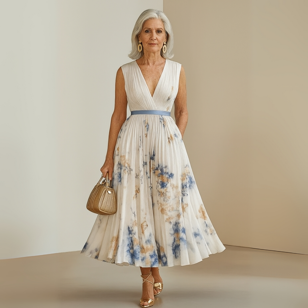Women’s Summer Dress | Pleated Skirt