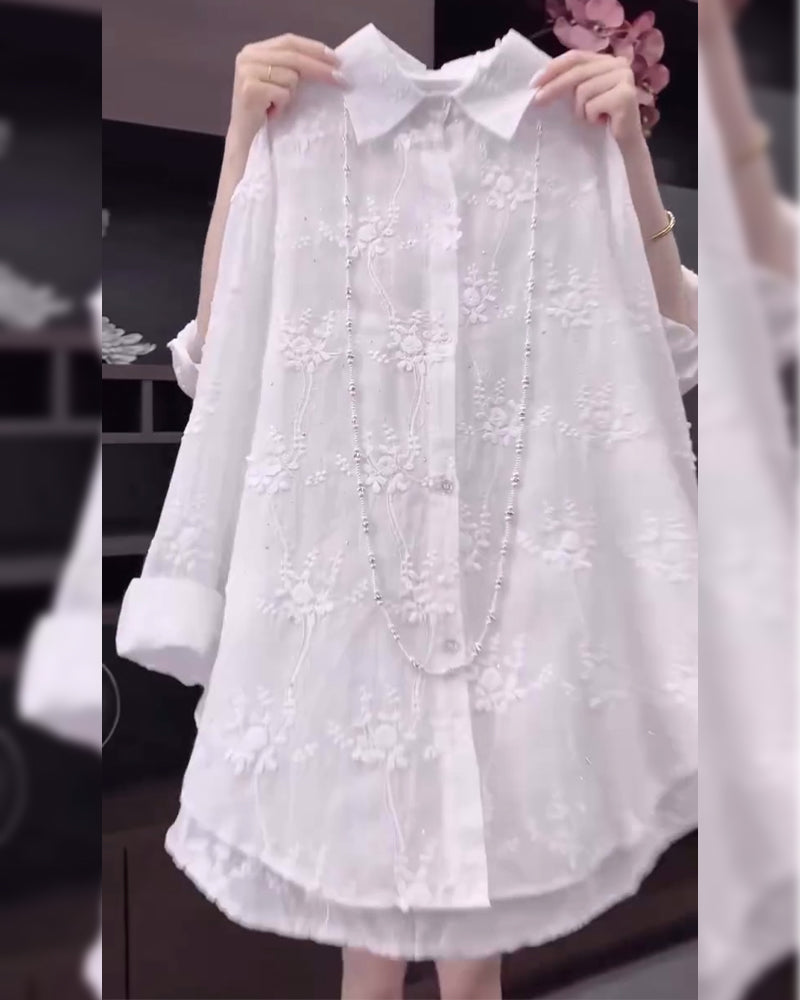 Women's Blouse | Embroidered Floral