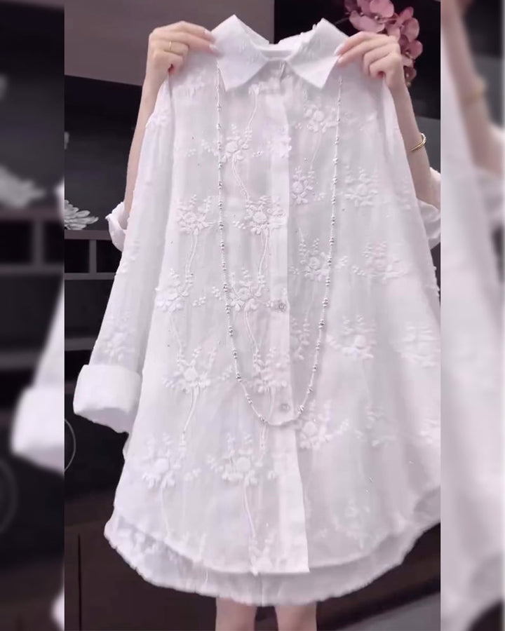 Women's Blouse | Embroidered Floral