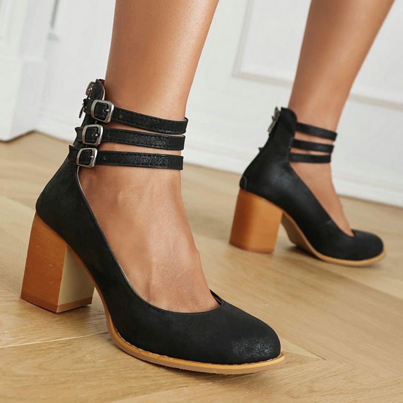 Heels For Women | Adjustable Buckle Closure