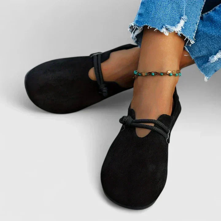 Loafers for Women | Strap Detail Round Toe