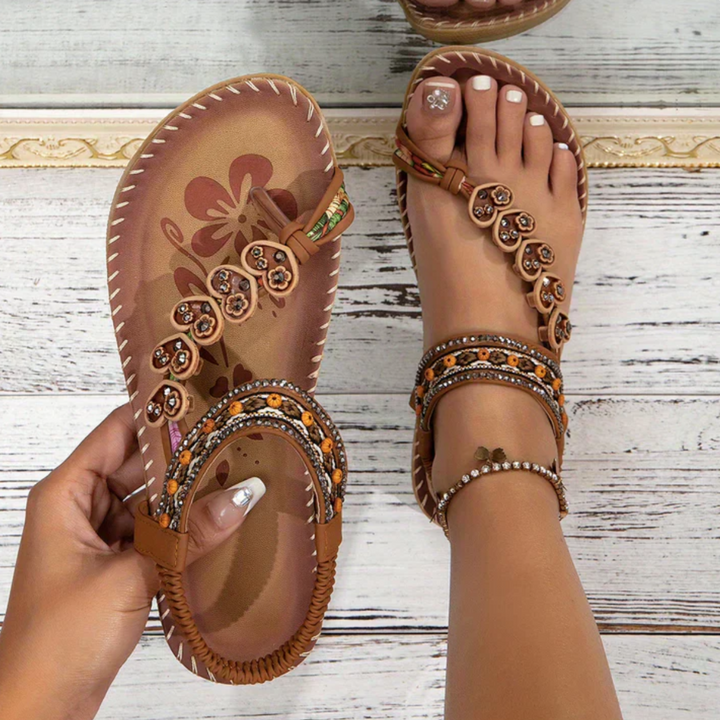 Sandals For Women | Decorative Center Strap