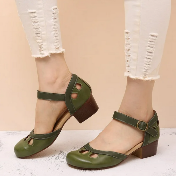 Mary Jane Shoes For Women | Ankle Strap Closed Toe