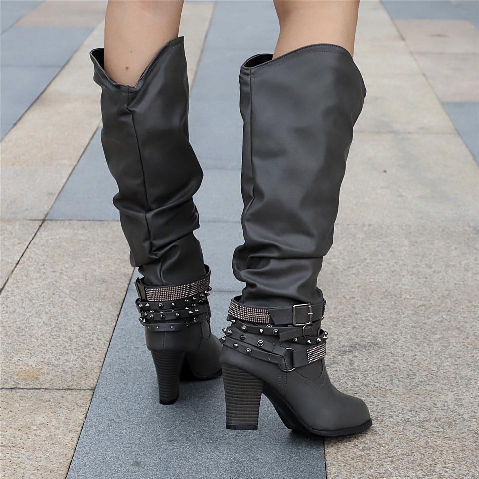 Boots For Women | Mid-Calf Buckle Closures