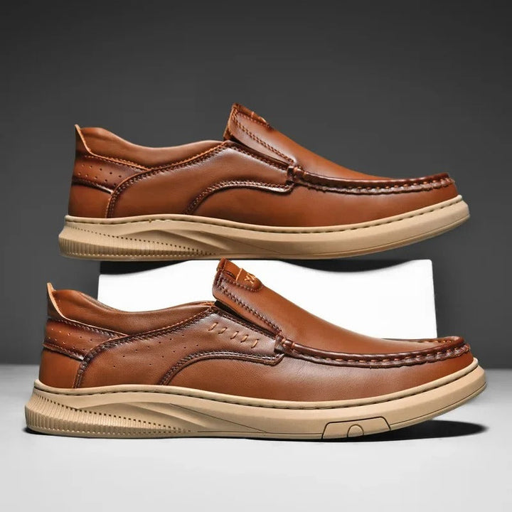 Men's Slip on Shoes | Low-Cut Stitched Upper