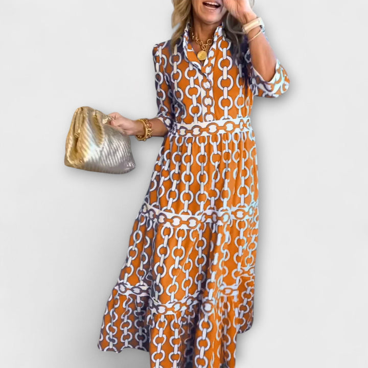 Women’s Dress | Chain Pattern Midi