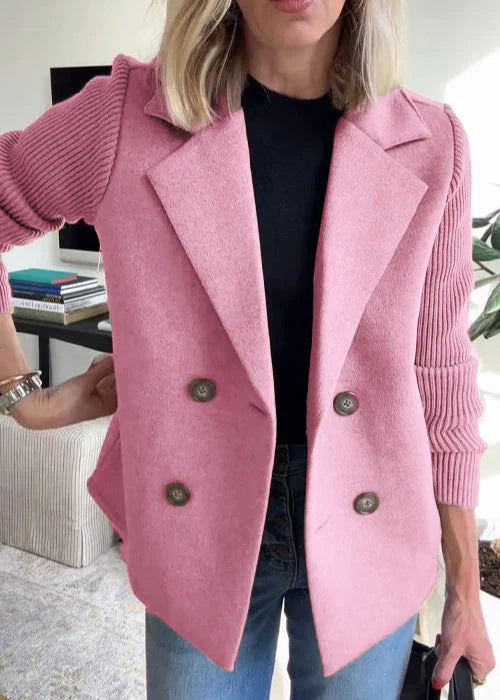 Women's Coat | Structured Lapel Design