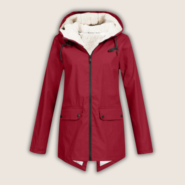 Women’s Winter Jacket | Hooded Zip-Front