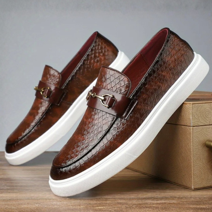 Men’s Loafers | Textured Slip-On Upper