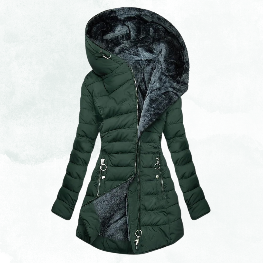 Women's Jacket | Zip Up Puffer
