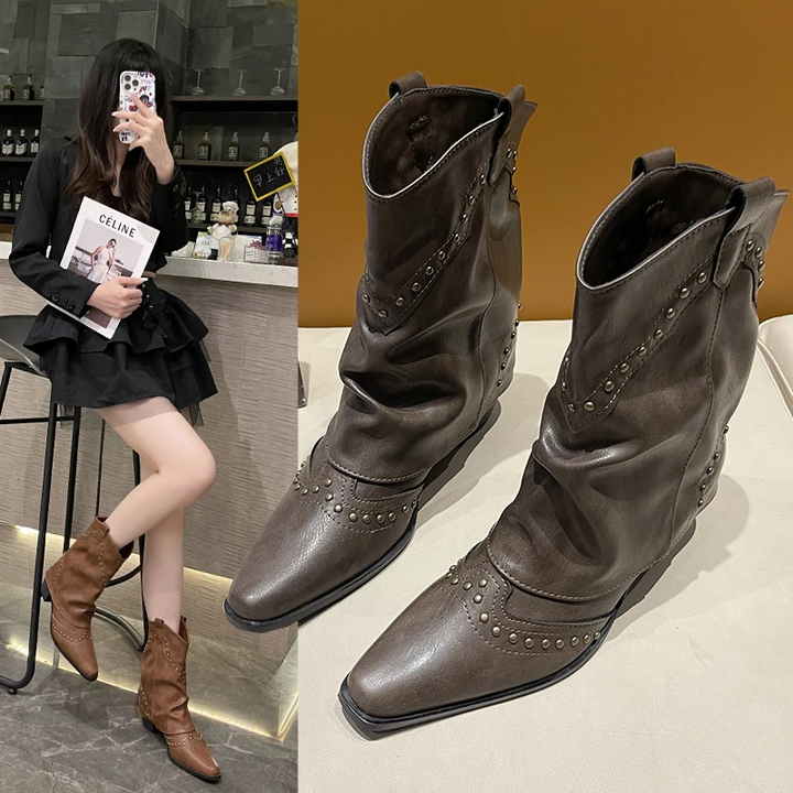Boots For Women | Low Heel Ankle Cut
