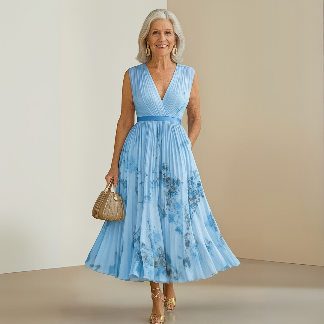 Women’s Summer Dress | Pleated Skirt