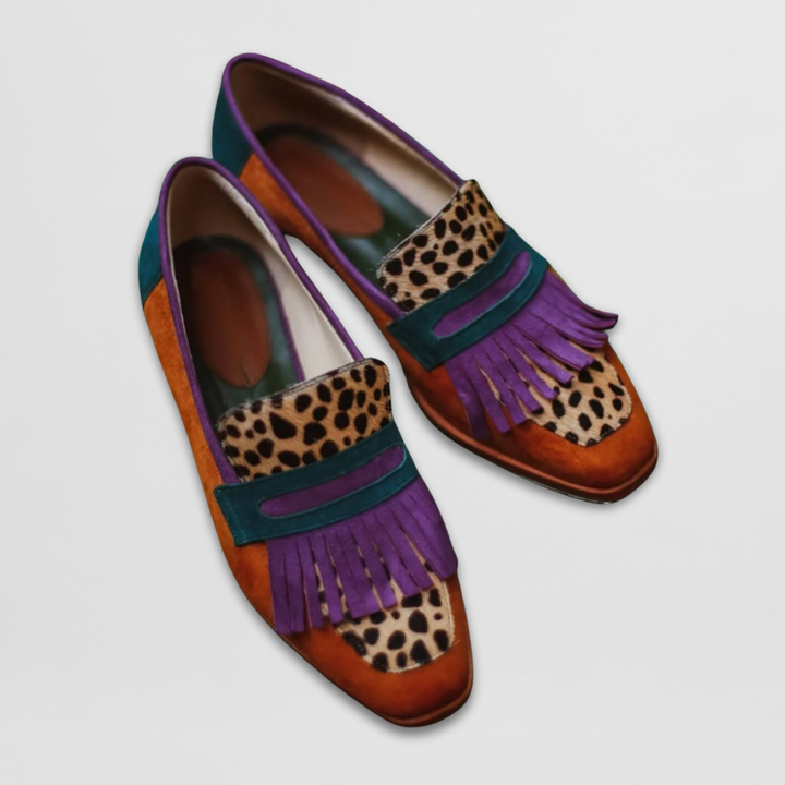 Loafers for Women | Colorblock Strap Detail