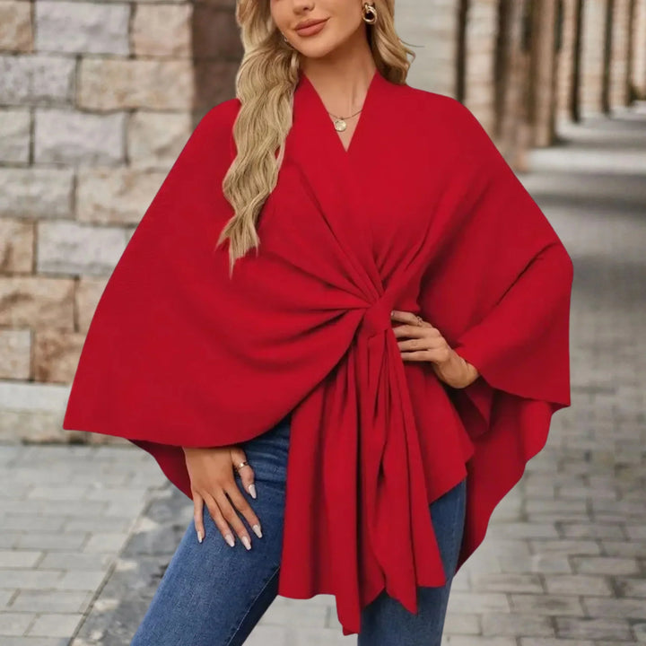 Women’s Poncho | Asymmetrical Hemline