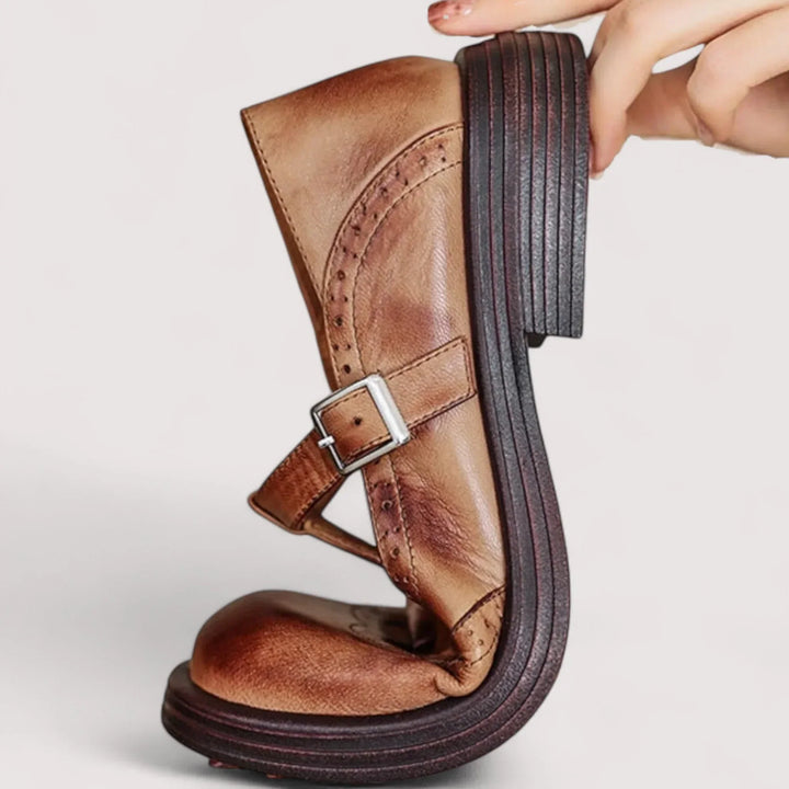 Mary Jane Shoes for Women | Decorative Brogue Detailing