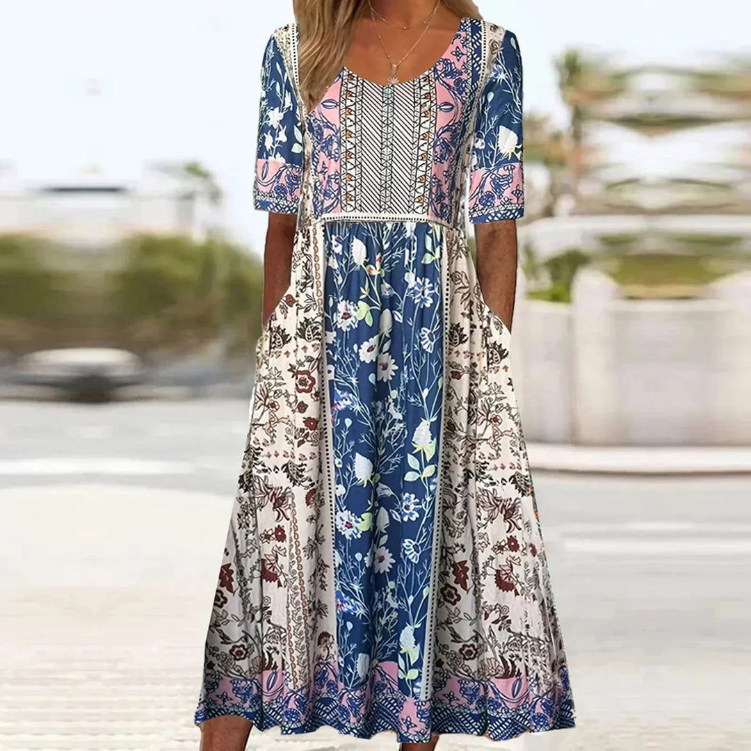 Women’s Dress | Midi Boho Print
