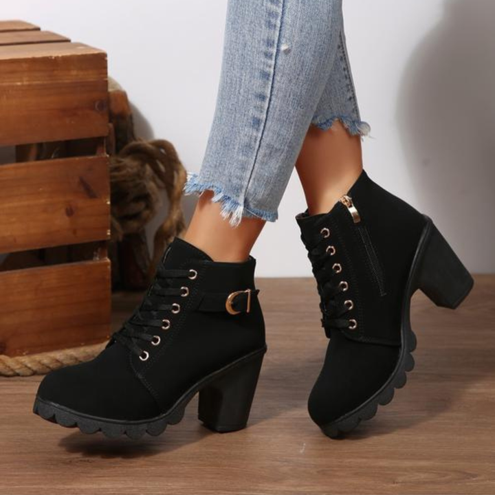 Boots For Women | Block Heel Ankle-Height