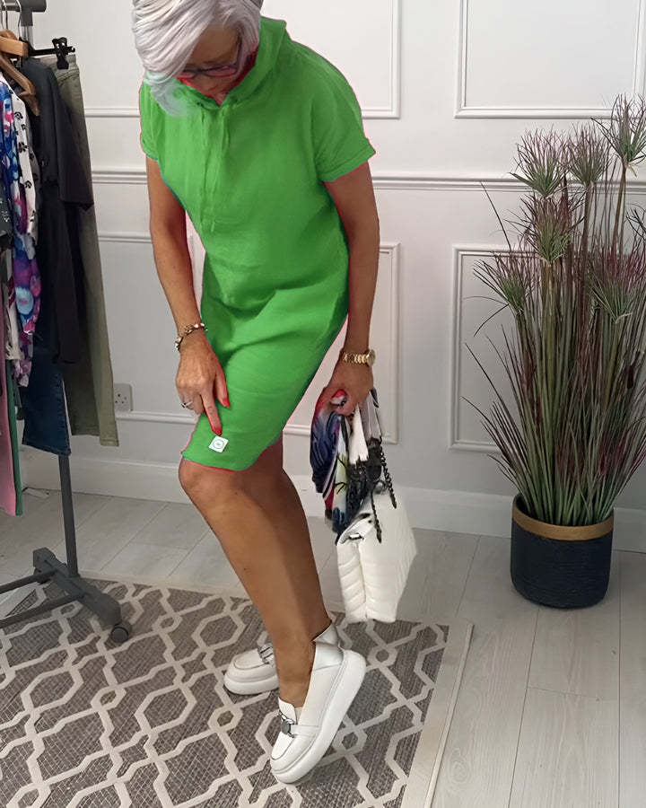 Women’s Dress | Short Sleeve Casual Knee Length