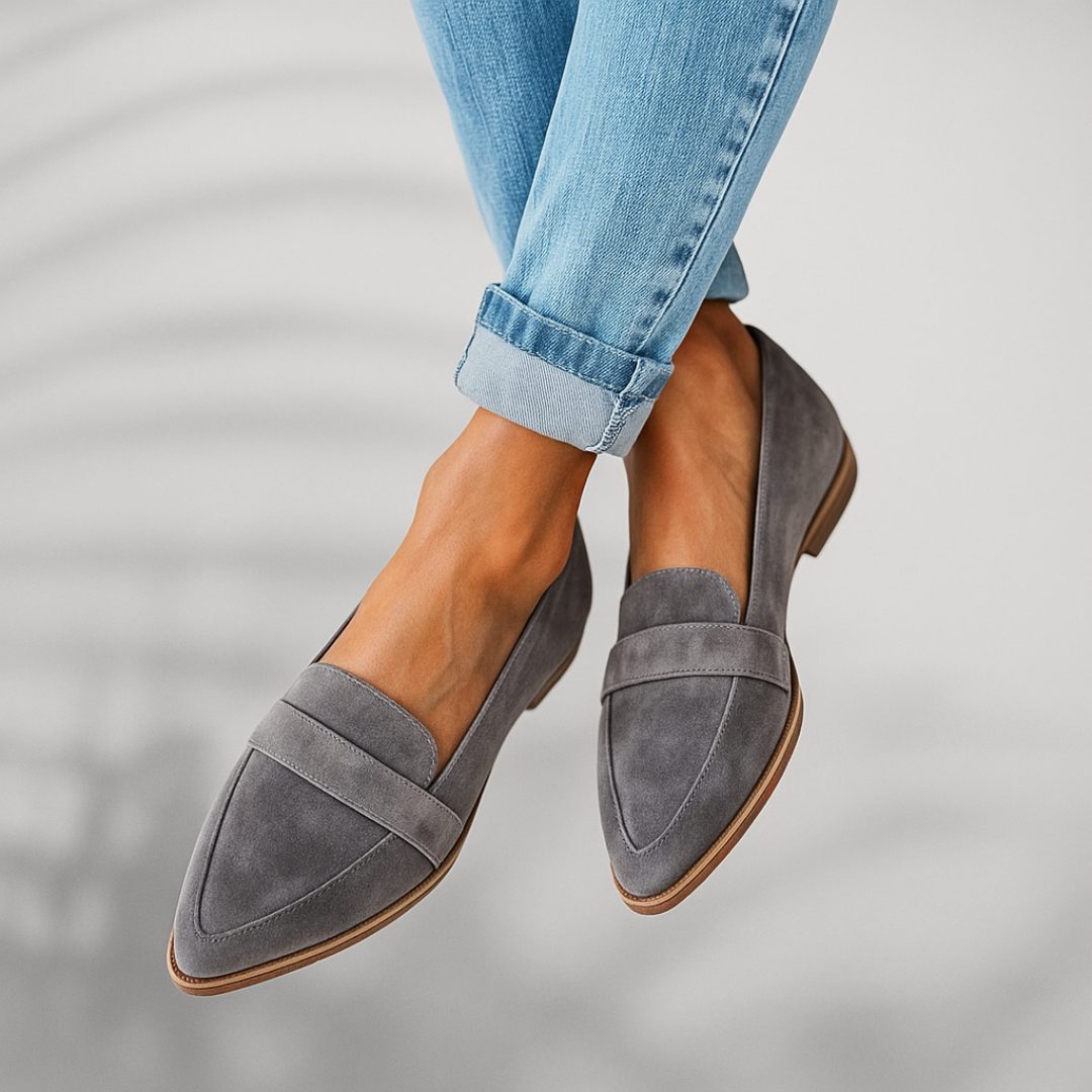 Loafers for Women | Pointed Strap Detail