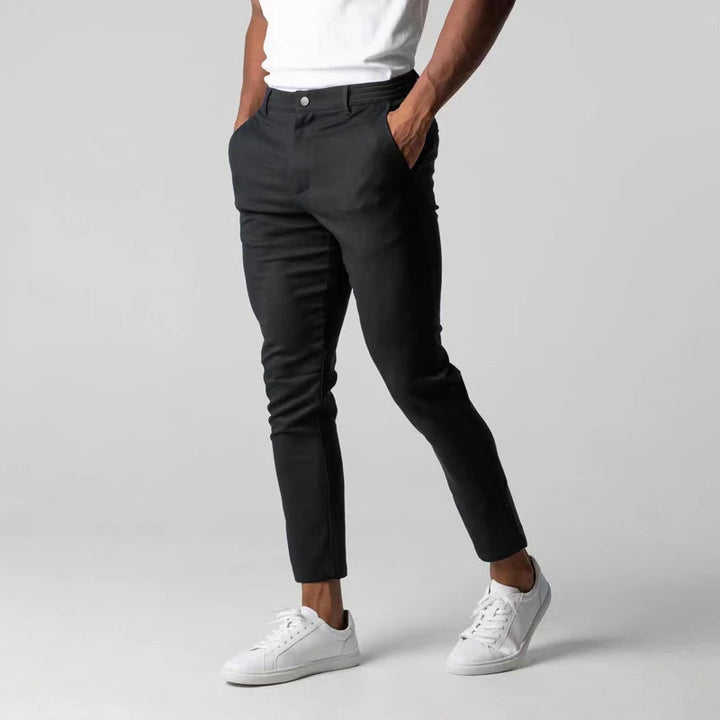 Men’s Trousers | Slim Leg Button Waist