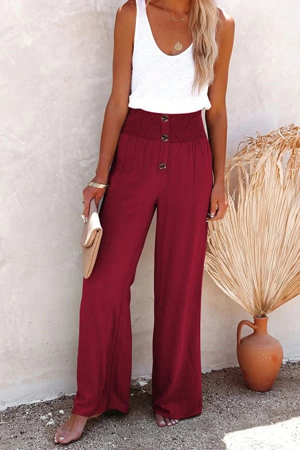 Women's Trousers | Elasticated High Waist