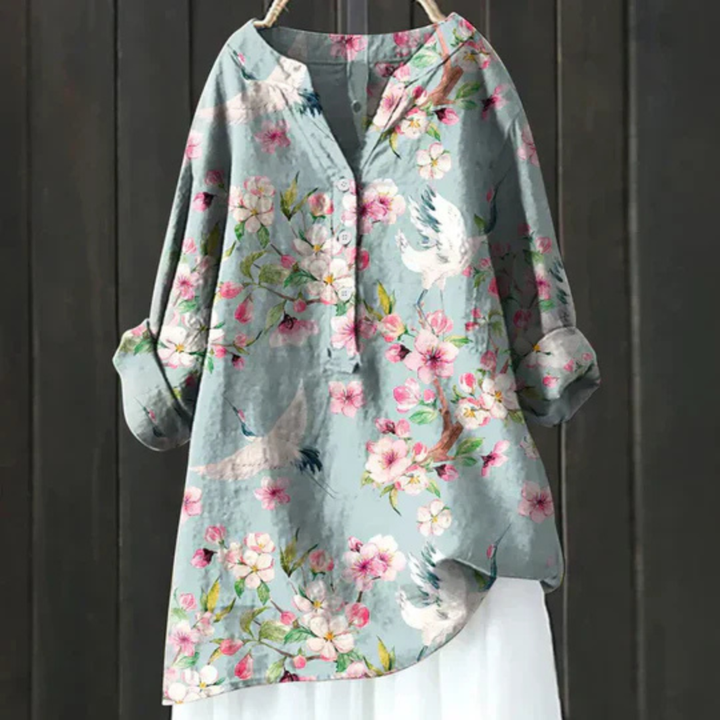 Women’s Blouse | Long Sleeve Floral Print
