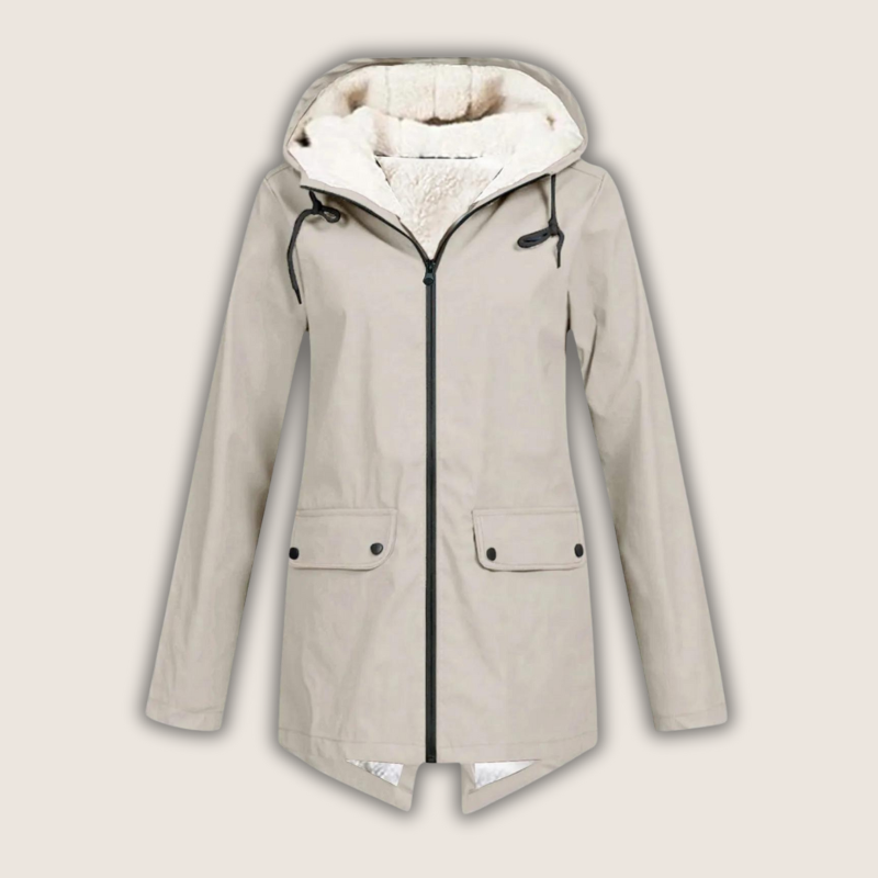 Women’s Winter Jacket | Hooded Zip-Front
