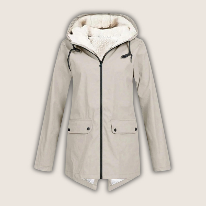 Women’s Winter Jacket | Hooded Zip-Front