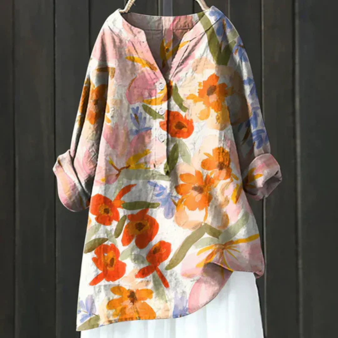 Women’s Blouse | Long Sleeve Floral Print