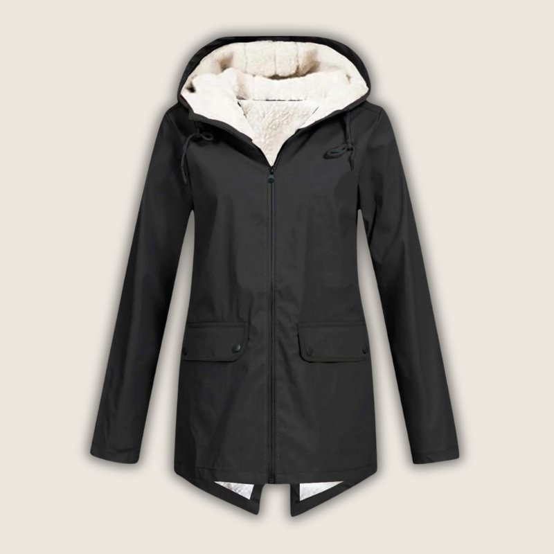 Women’s Winter Jacket | Hooded Zip-Front