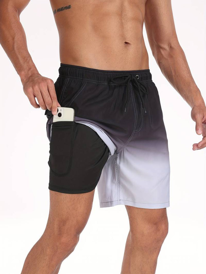 Men's Swim Trunks | Flamingo Print