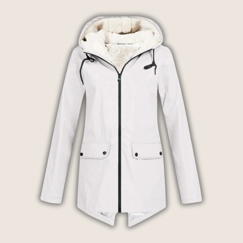 Women’s Winter Jacket | Hooded Zip-Front
