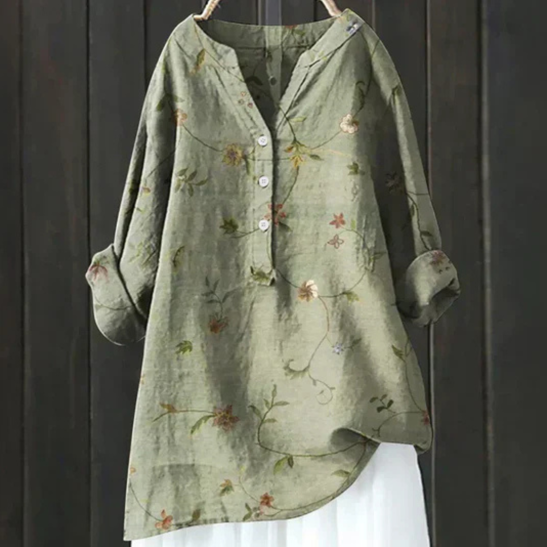 Women’s Blouse | Long Sleeve Floral Print