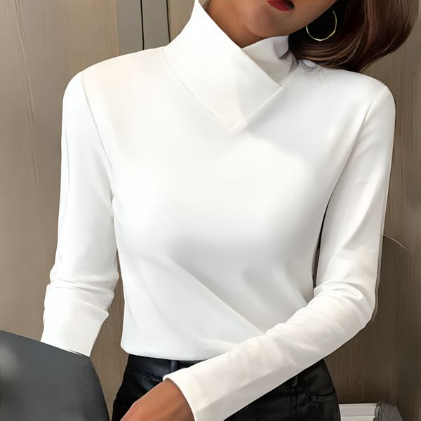 Women’s Sweater | High-Neck Silhouette
