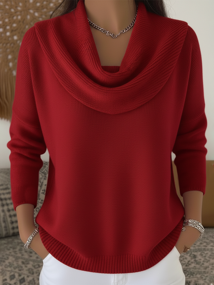 Women’s Sweater | Long Sleeve Cowl Neck