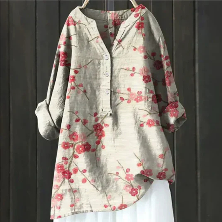 Women’s Blouse | Long Sleeve Floral Print