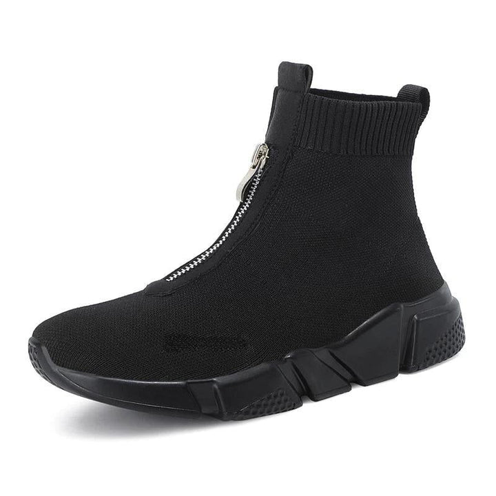 Boots For Women | Slip On Zipper Detail