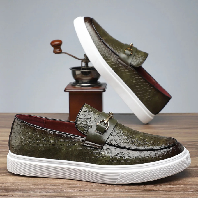 Men’s Loafers | Textured Slip-On Upper