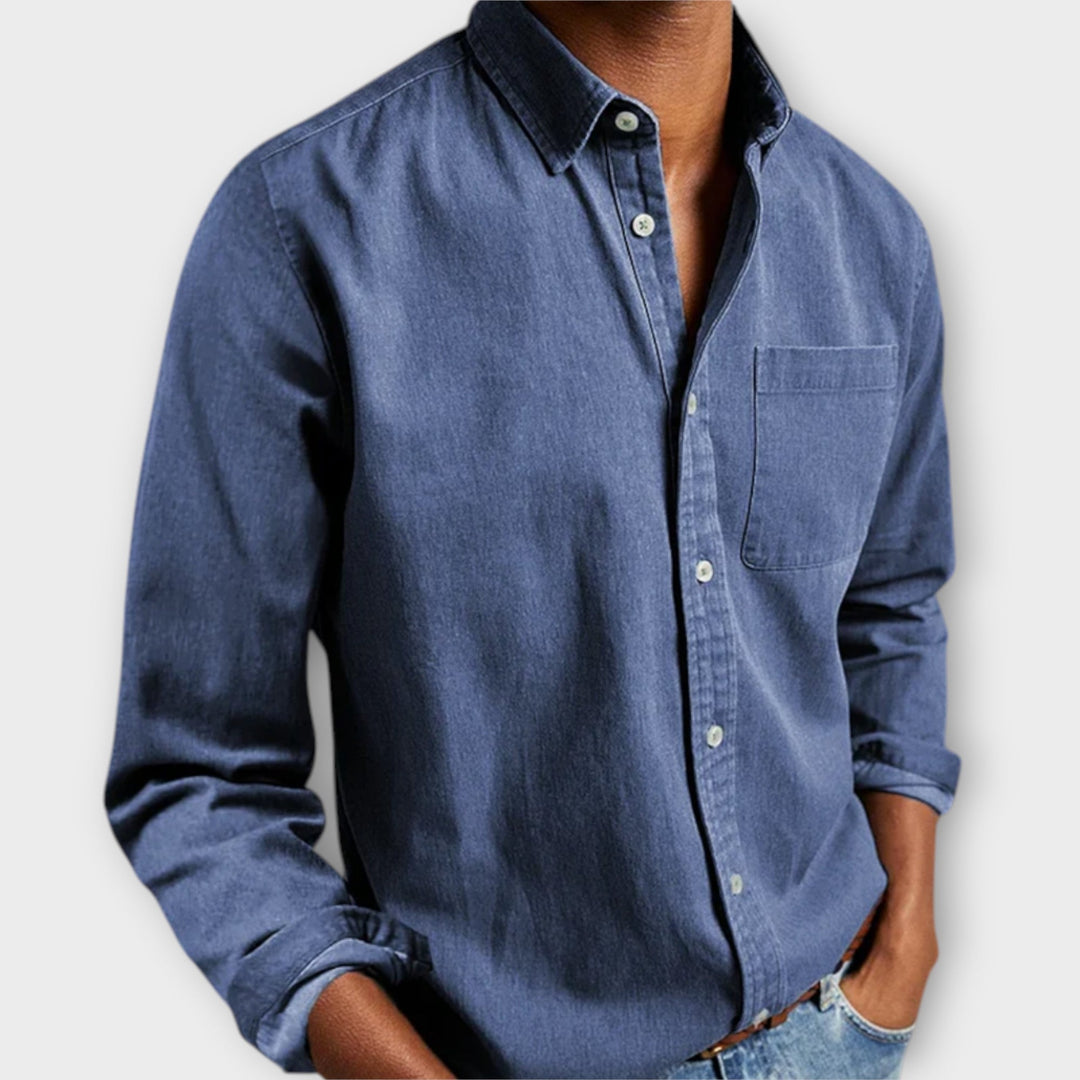 Men’s Dress Shirt | Long-Sleeve Chest Pocket