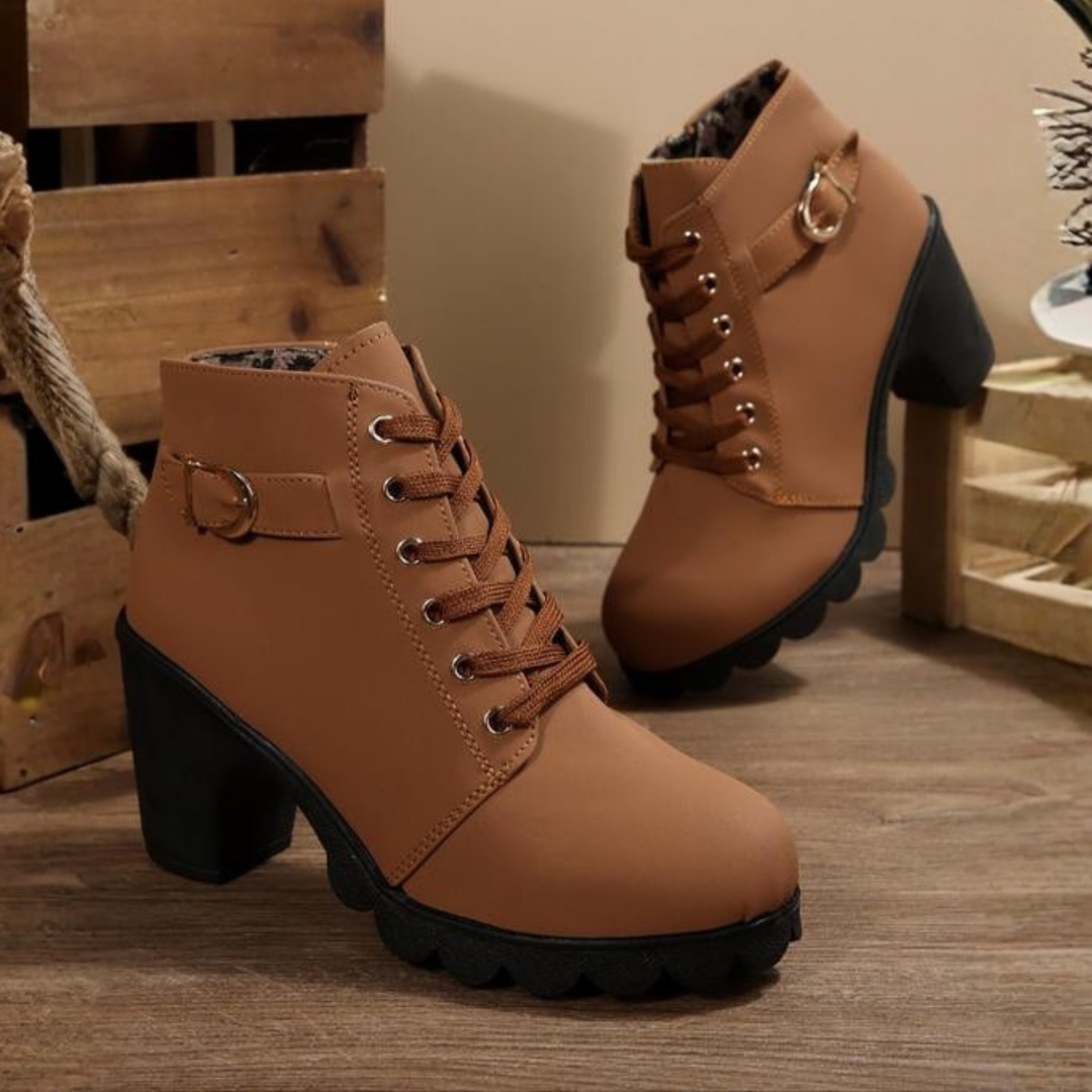 Boots For Women | Block Heel Ankle-Height