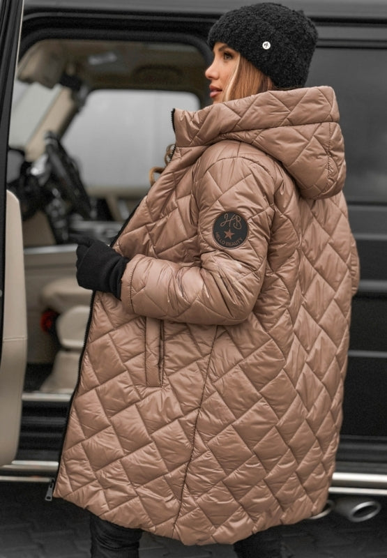 Women's Jacket | Longline Hooded Puffer