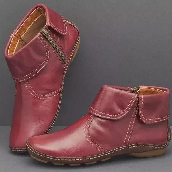 Boots for Women | Vintage-Style Contrast Stitching