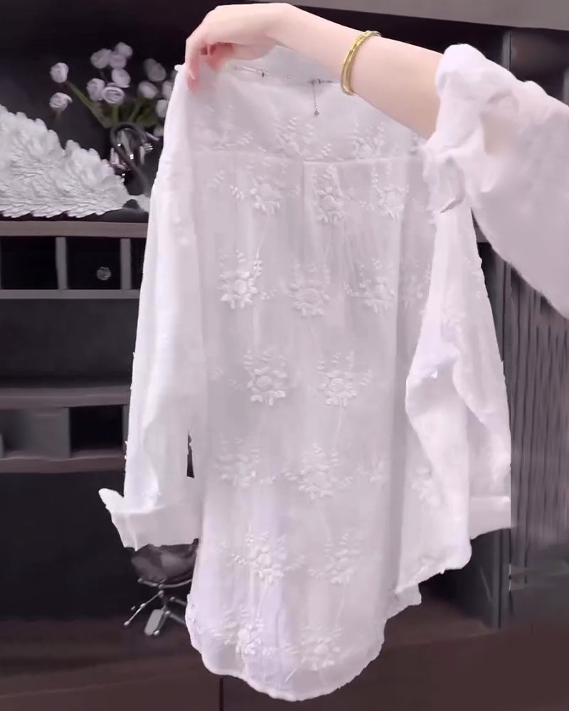 Women's Blouse | Embroidered Floral